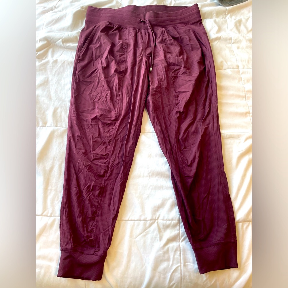 lululemon | Dance Studio Jogger - Unlined | Red Merlot (RDMR) Size 10